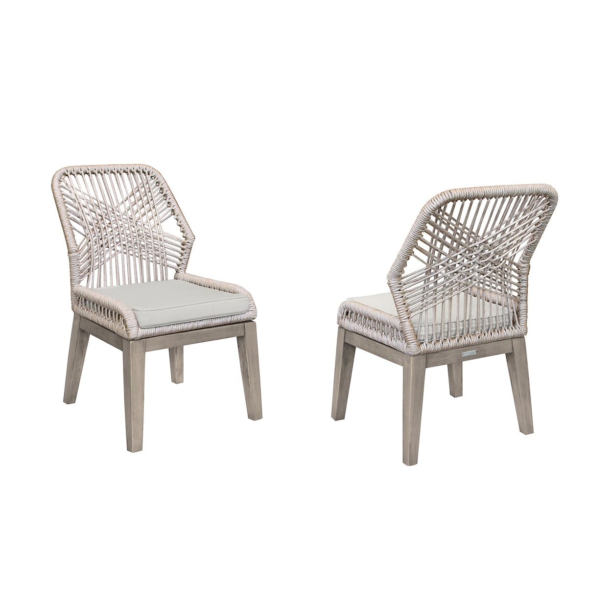 Armen Living Costa Set of 2 Outdoor Side Chairs