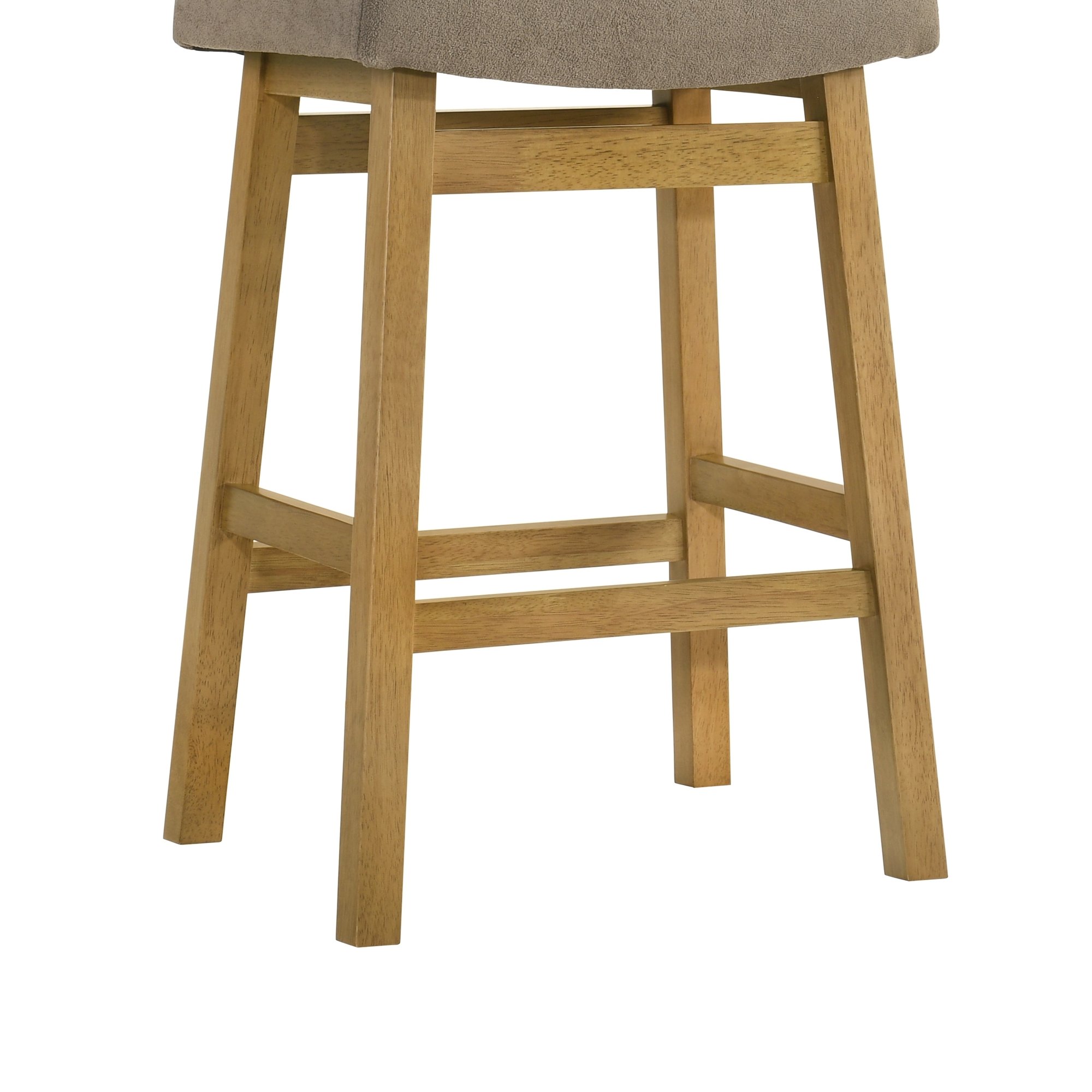 Armen Living Lenon Upholstered Backless Counter Stool