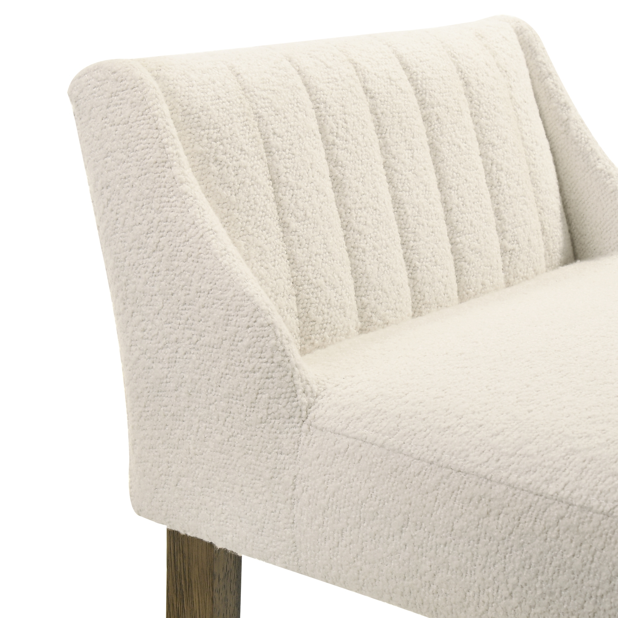 Armen Living Fauna Upholstered Barstool w/Channel Tufting