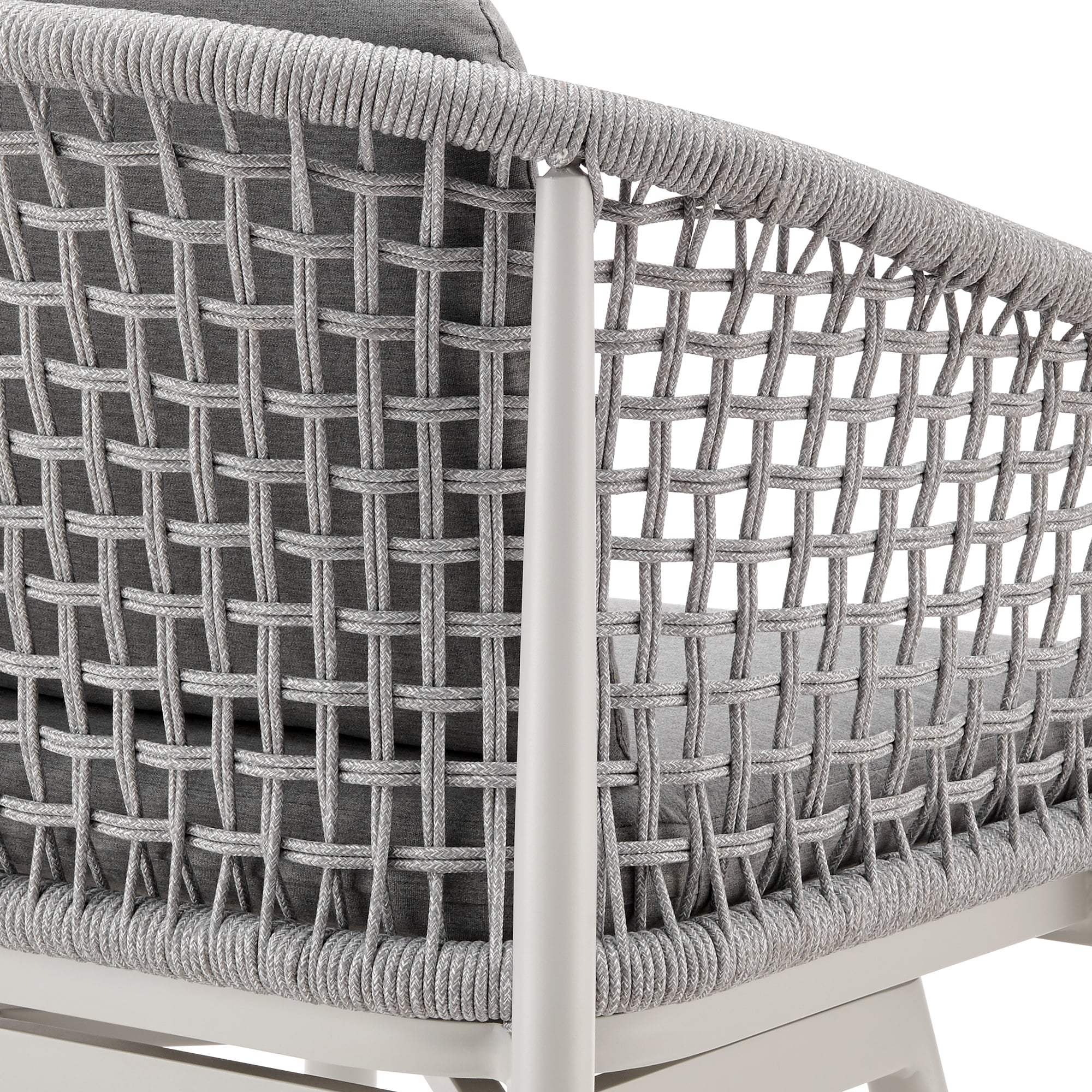 Armen Living Rhodes Outdoor Swivel Counter-Height Stool