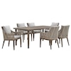 Armen Living Silvana Outdoor Dining Set