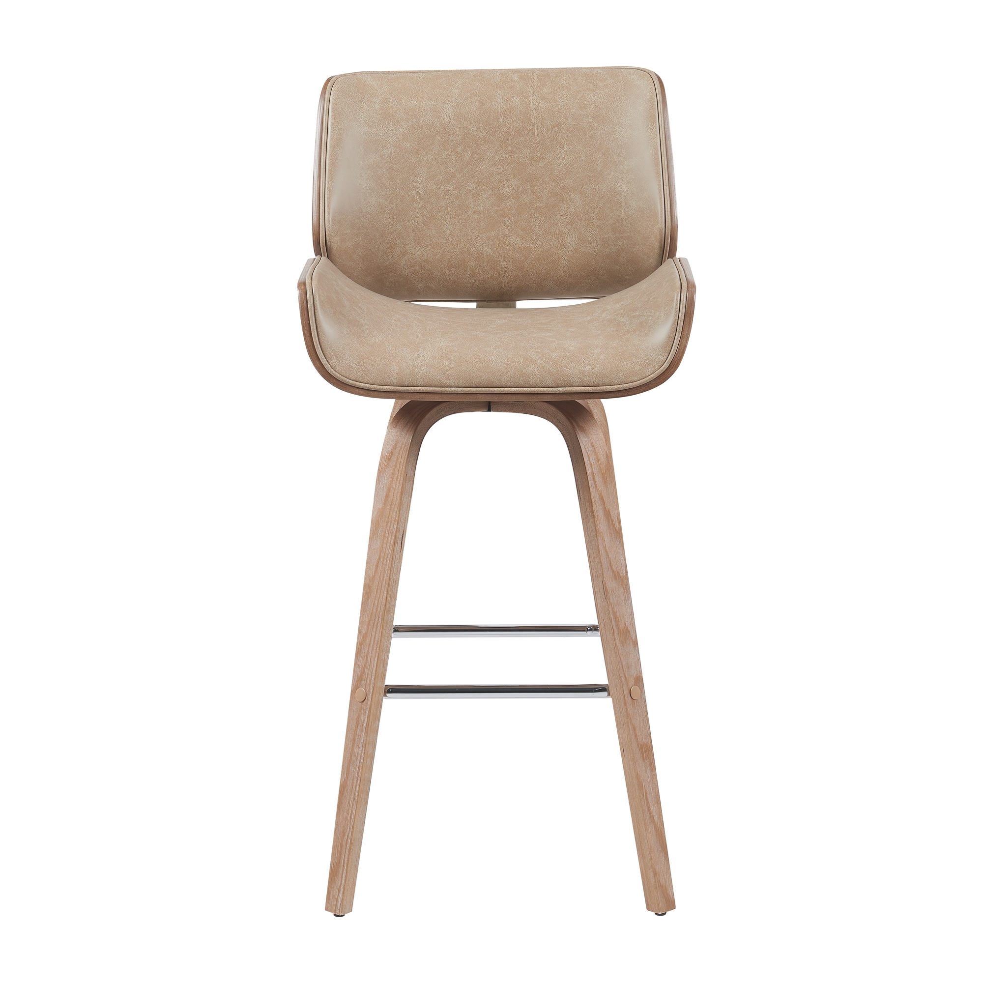Upholstered Swivel Bar Chair
