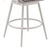 Armen Living Rhodes Outdoor Swivel Counter-Height Stool