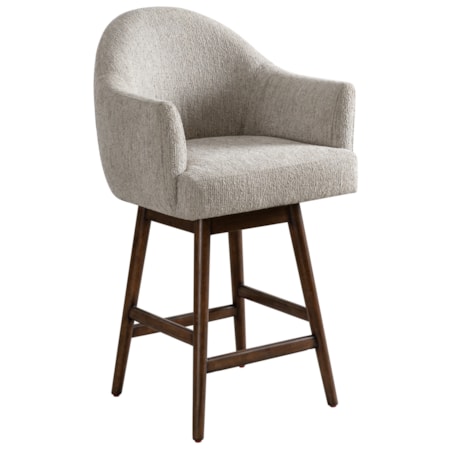 Upholstered Swivel Counter Chair
