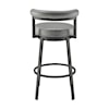 Armen Living Neura Swivel Counter-Height Stool