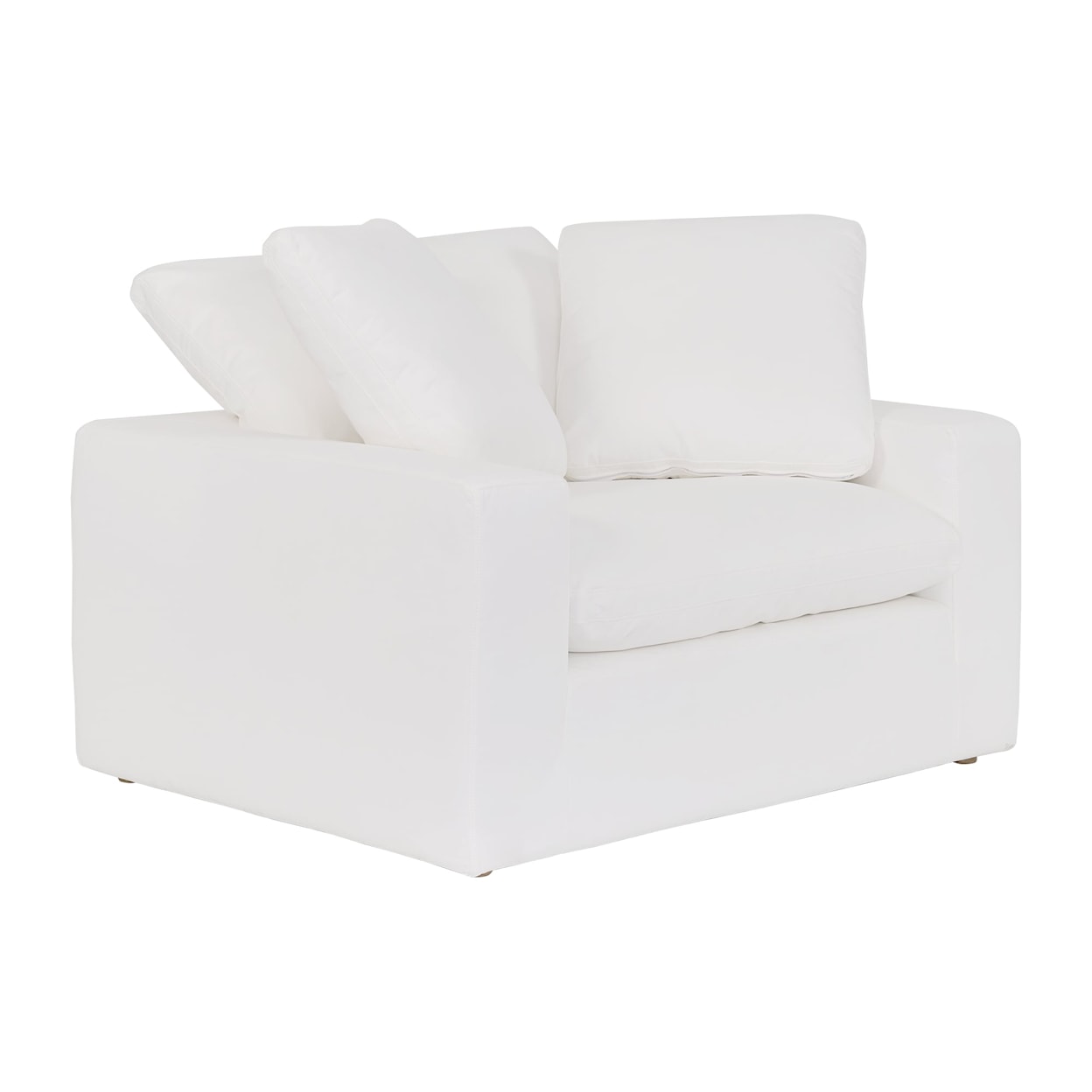 Armen Living Liberty White Chair and a Half