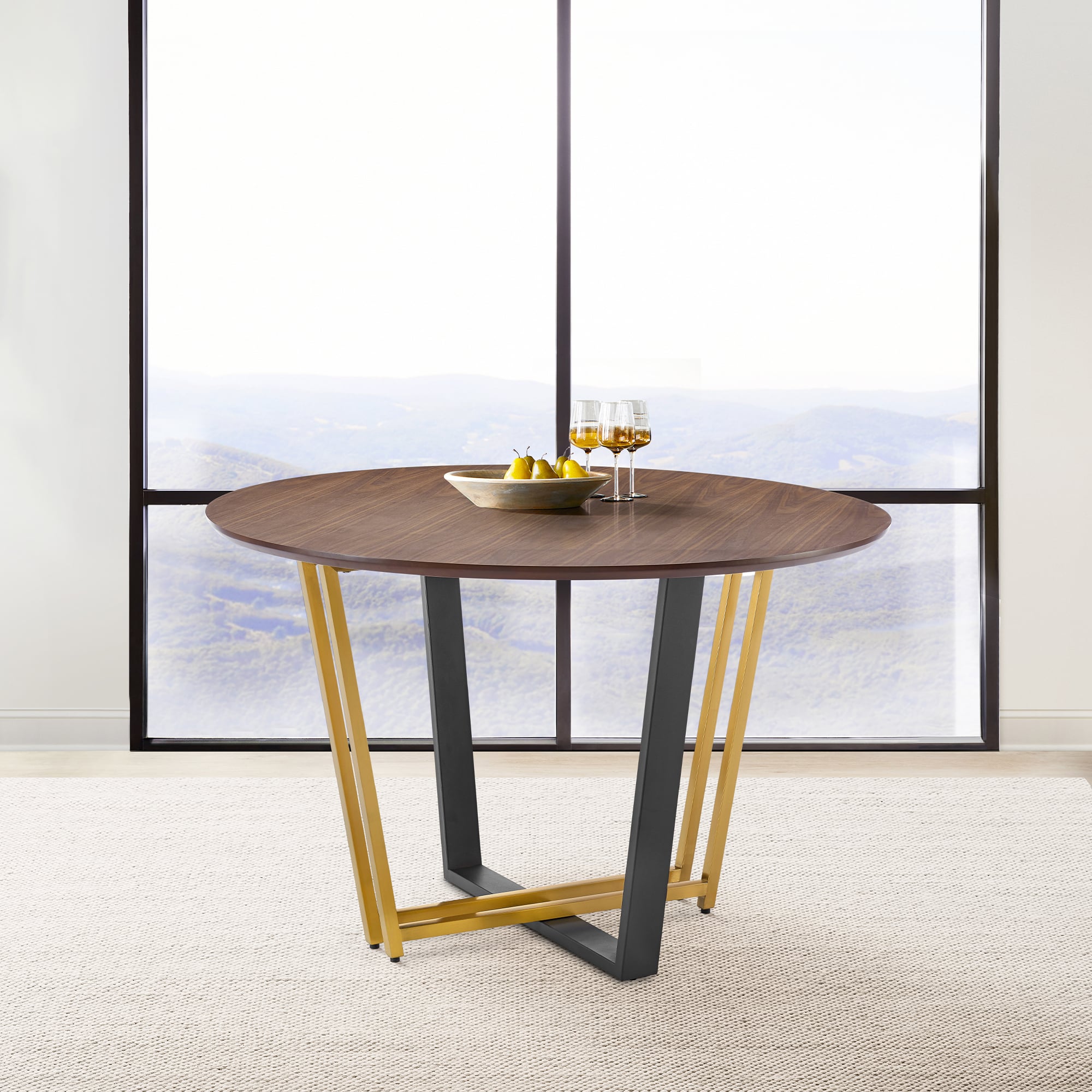 Armen Living Joana Round Dining Table