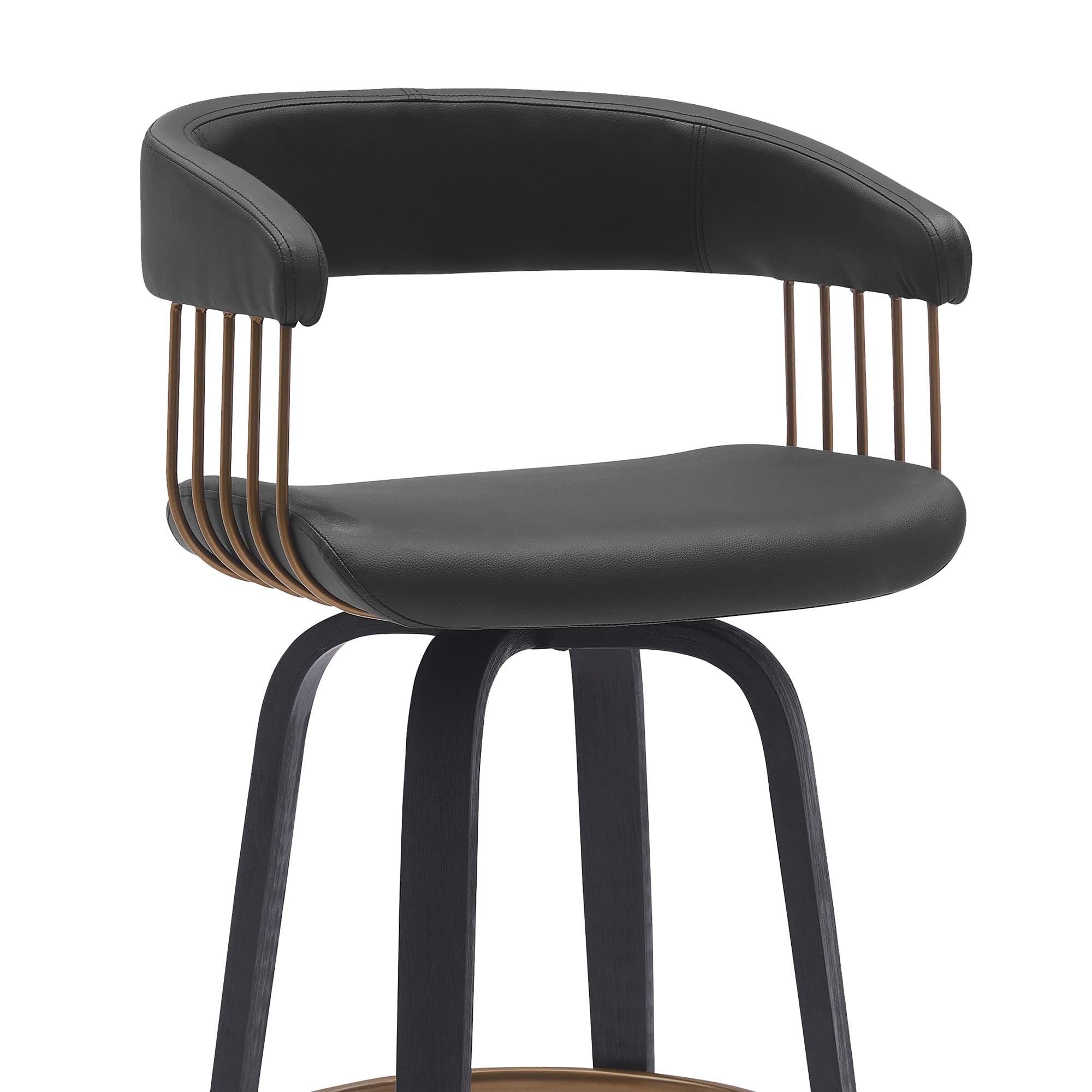 Armen Living Topanga Swivel Counter-Height Stool