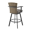 Armen Living Hazel Outdoor Barstool