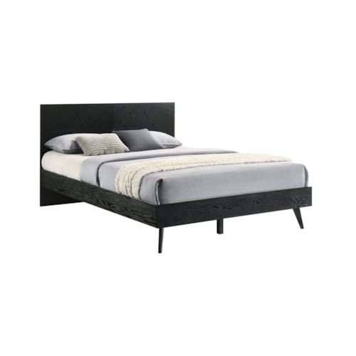 Contemporary Queen Platform Wood Bed Frame