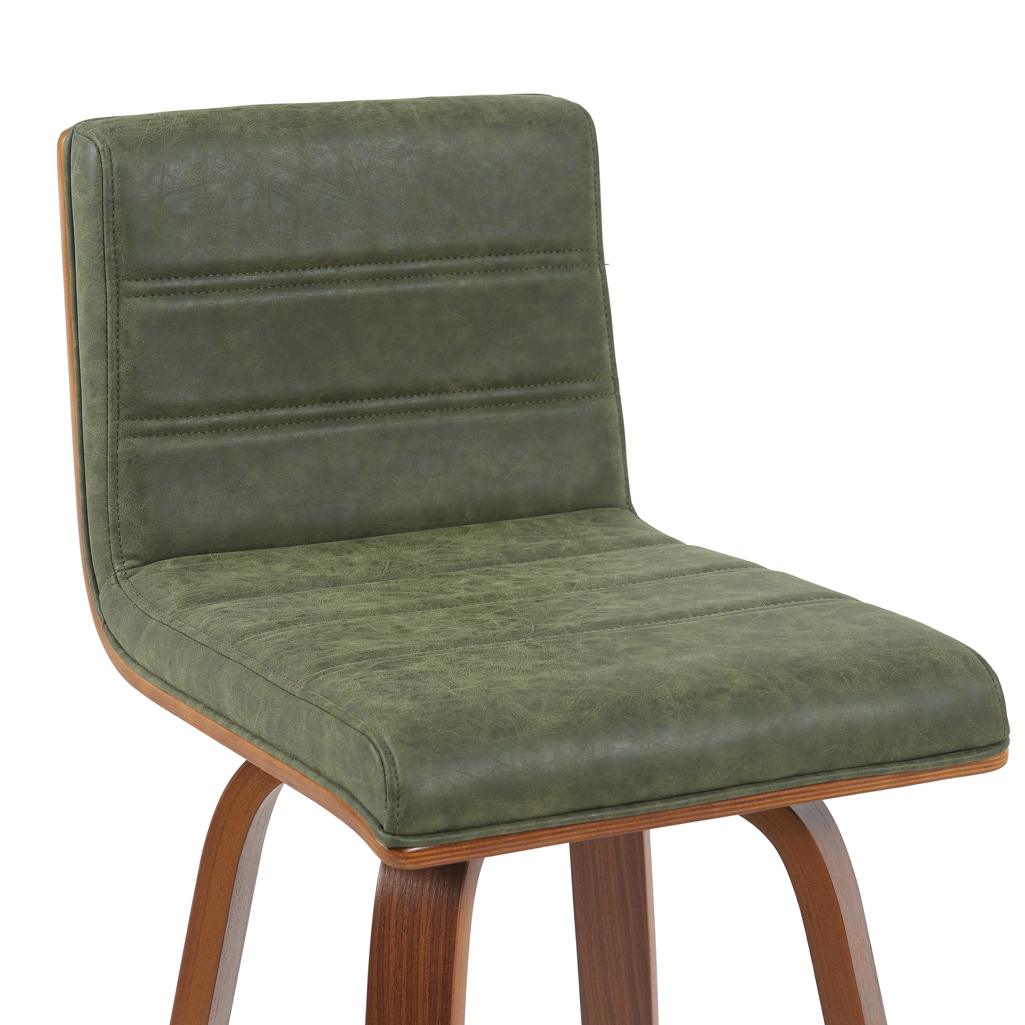 Armen Living Vienna Upholstered Swivel Barstool
