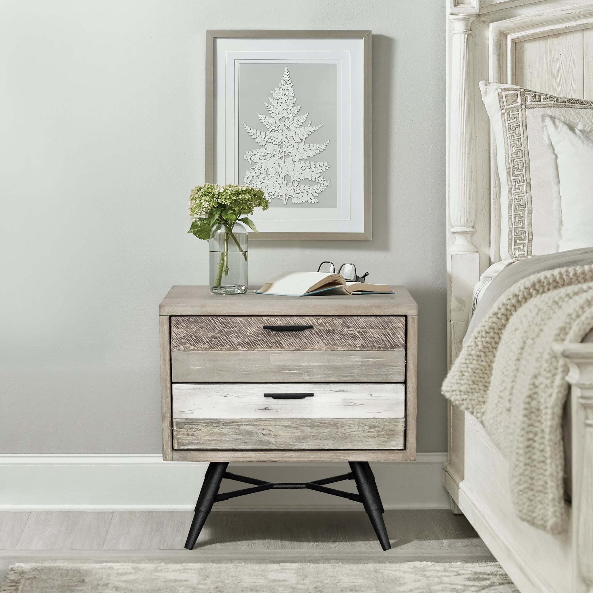 Armen Living Bridges Nightstand