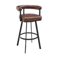 Black/Brown Faux Leather