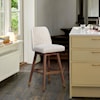 Armen Living Amalie Swivel Bar Stool