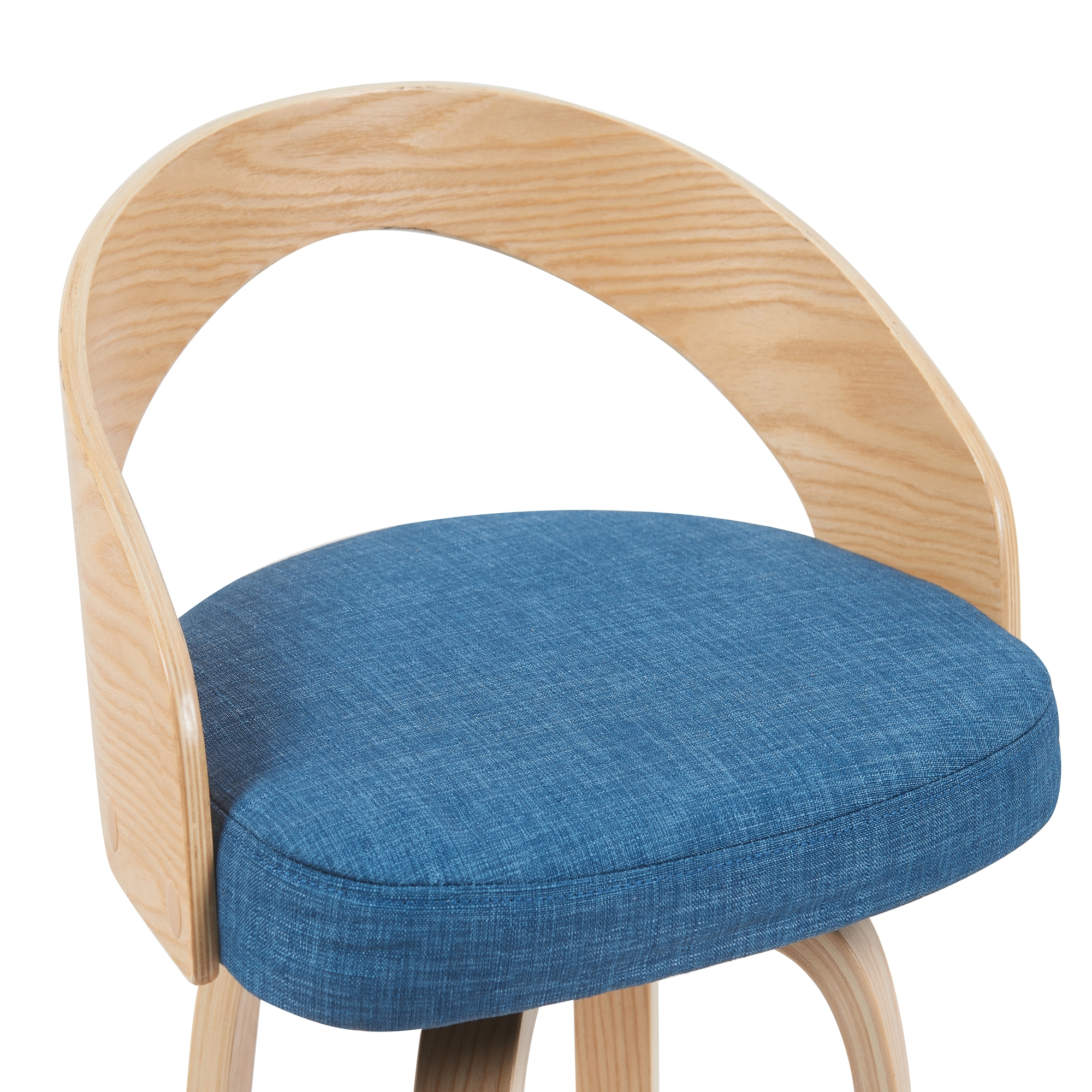 Armen Living Sonia Open-Back Swivel Barstool