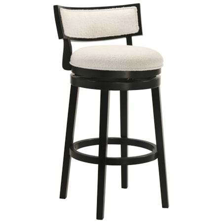 Upholstered Round Swivel Barstool