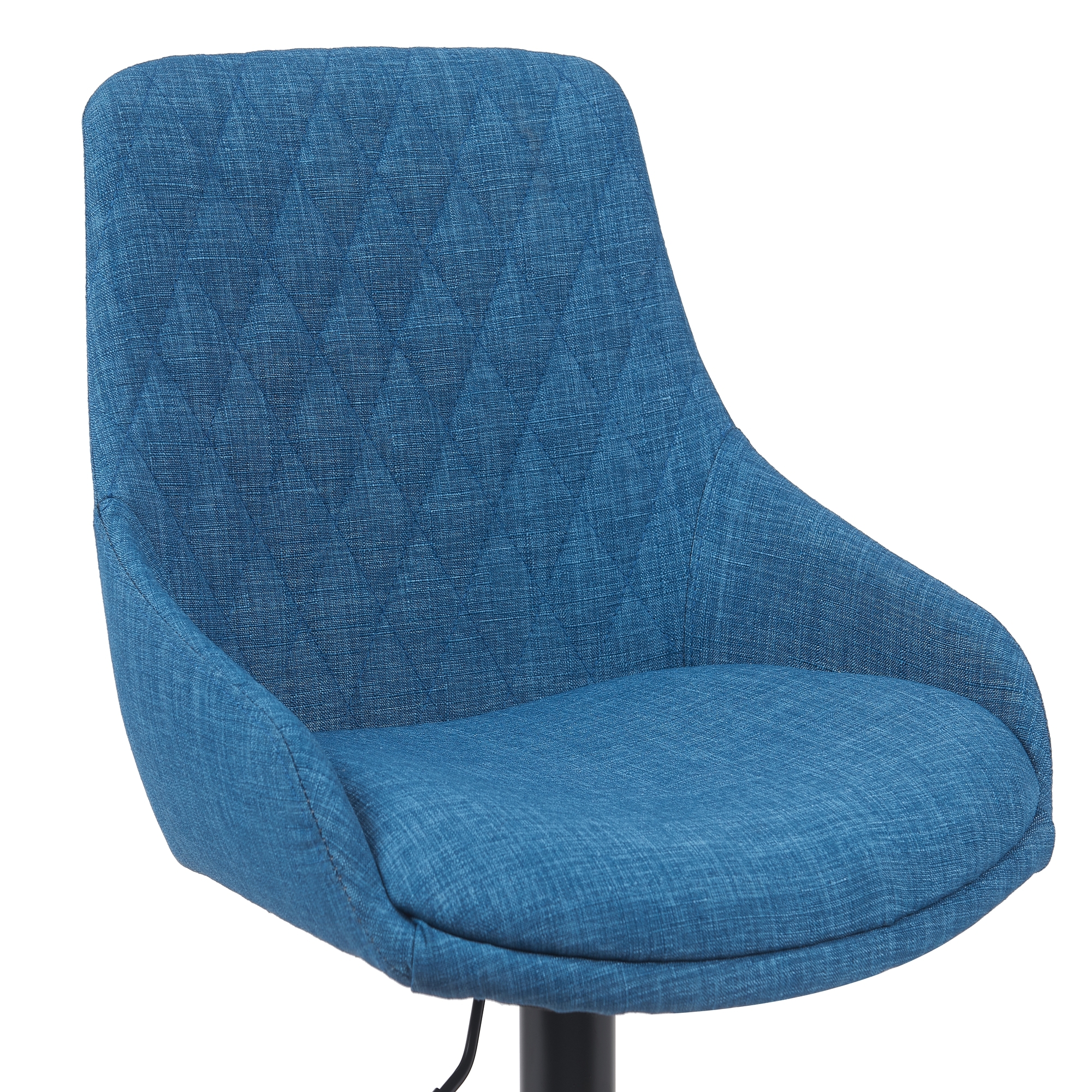Armen Living Anibal Upholstered Adjustable Swivel Barstool