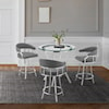 Armen Living Naomi & Valerie 4 PC Dining Set