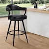 Armen Living Amador Swivel Counter-Height Stool