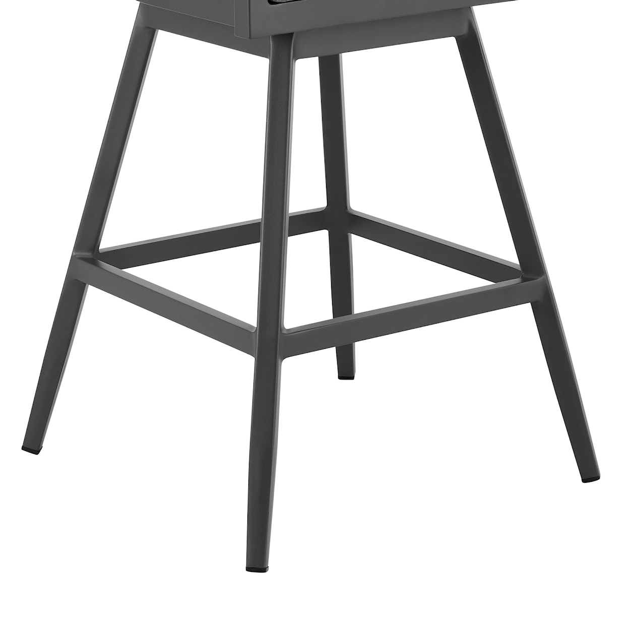 Armen Living Menorca Outdoor Swivel Counter-Height Stool