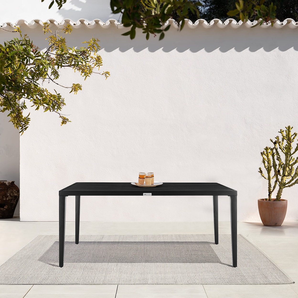 Armen Living Aileen Outdoor Dining Table
