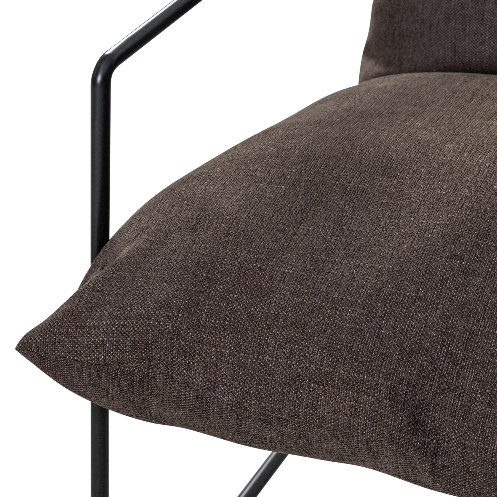 Armen Living Rogan Modern Industrial Accent Chair