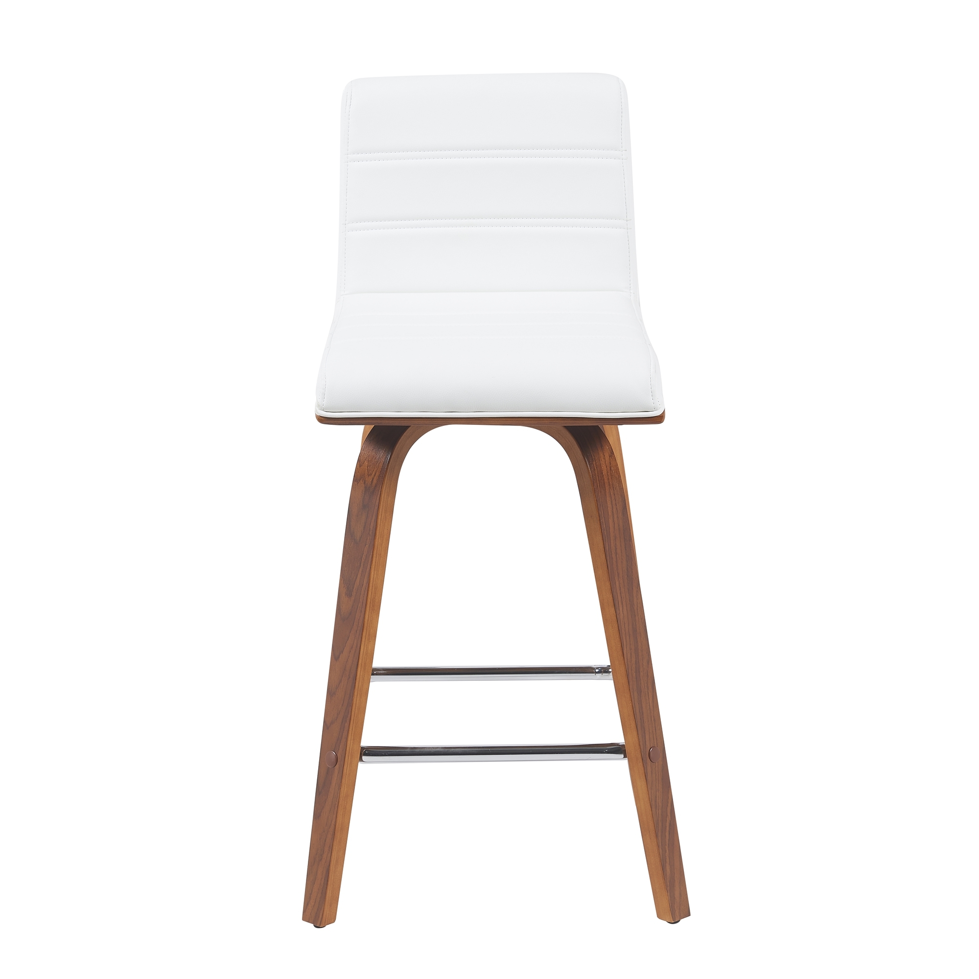 Armen Living Vienna Upholstered Swivel Counter Stool