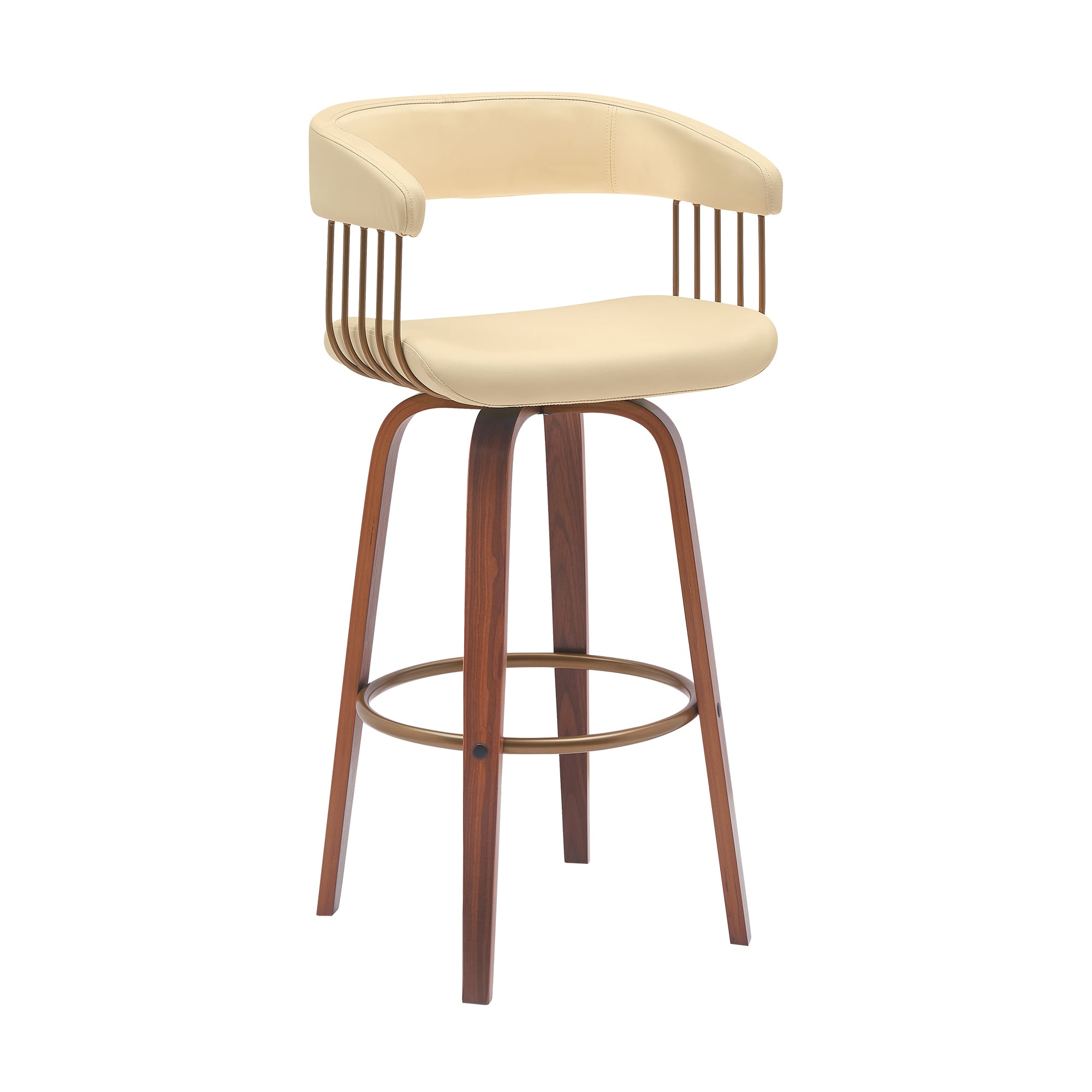 Armen Living Topanga Swivel Bar Stool