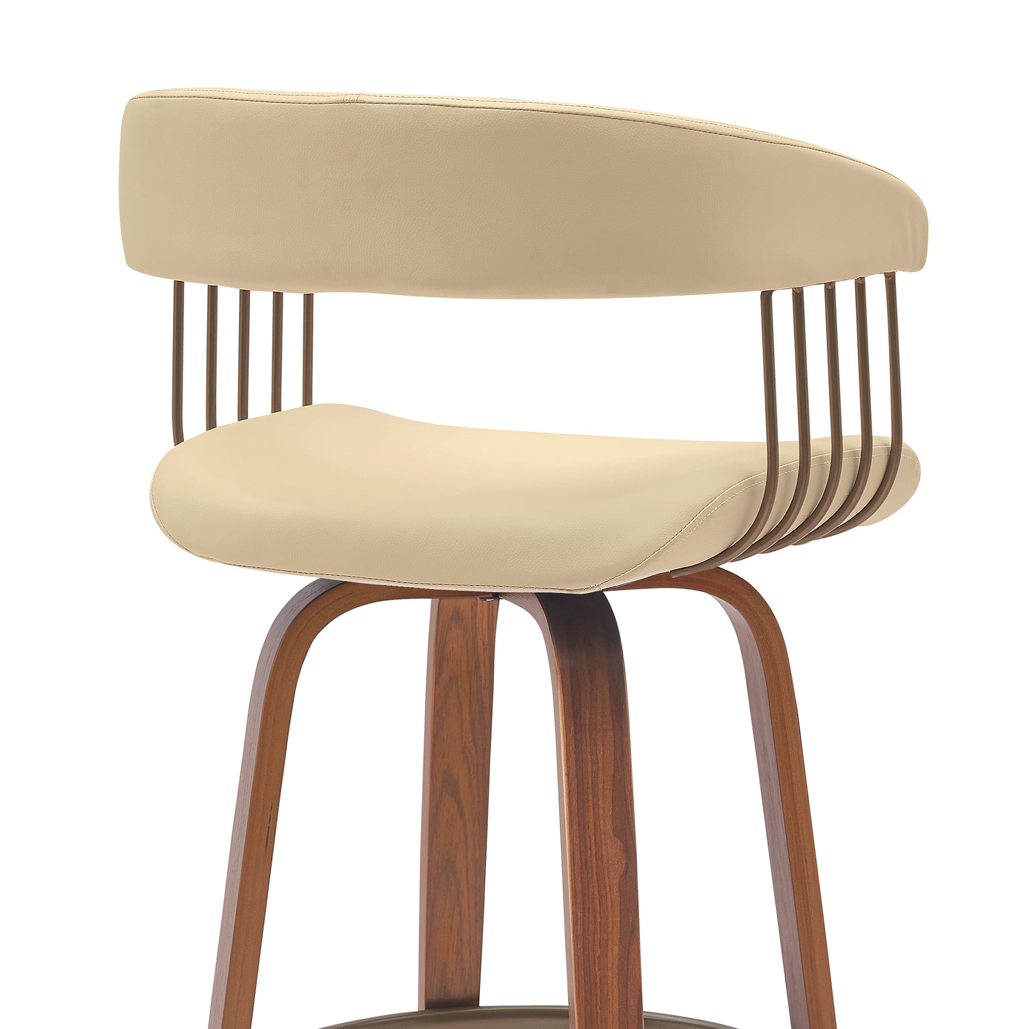 Armen Living Topanga Swivel Bar Stool