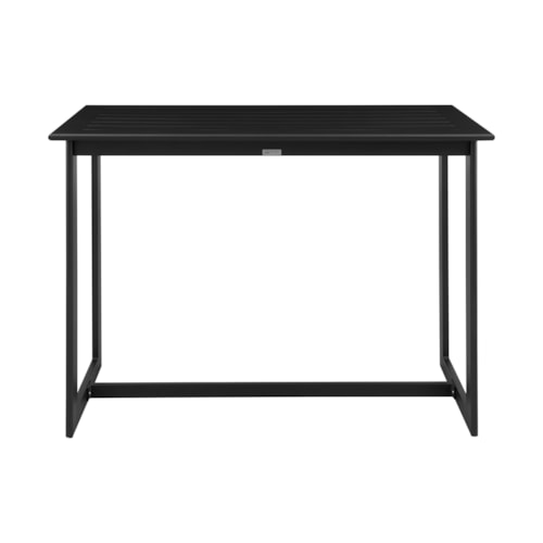 Contemporary Outdoor Aluminum Pub Table