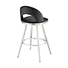 Armen Living Charlotte Black Barstool