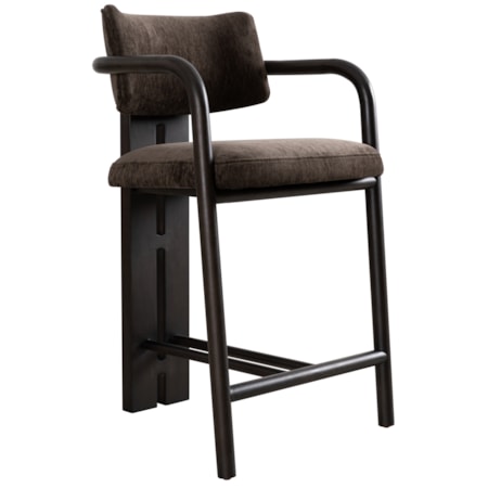Upholstered Counter-Height Stool
