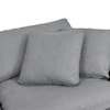 Armen Living Liberty Gray 2-Cushion Sofa