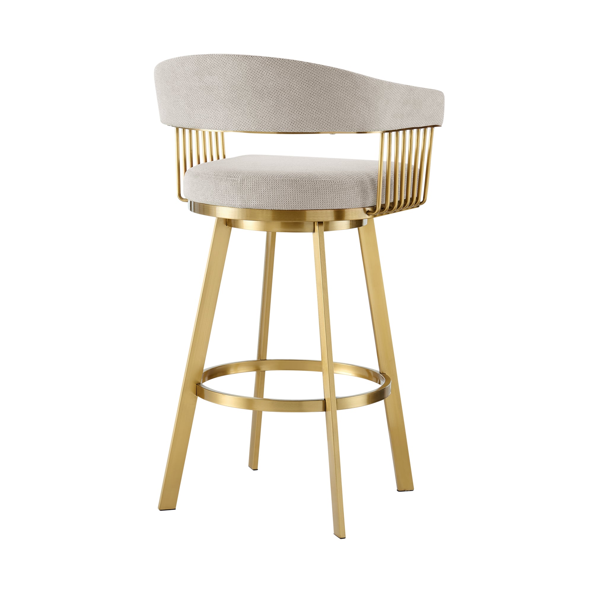 Armen Living Chelsea Swivel Bar Stool