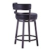 Armen Living Titana Swivel Counter-Height Stool