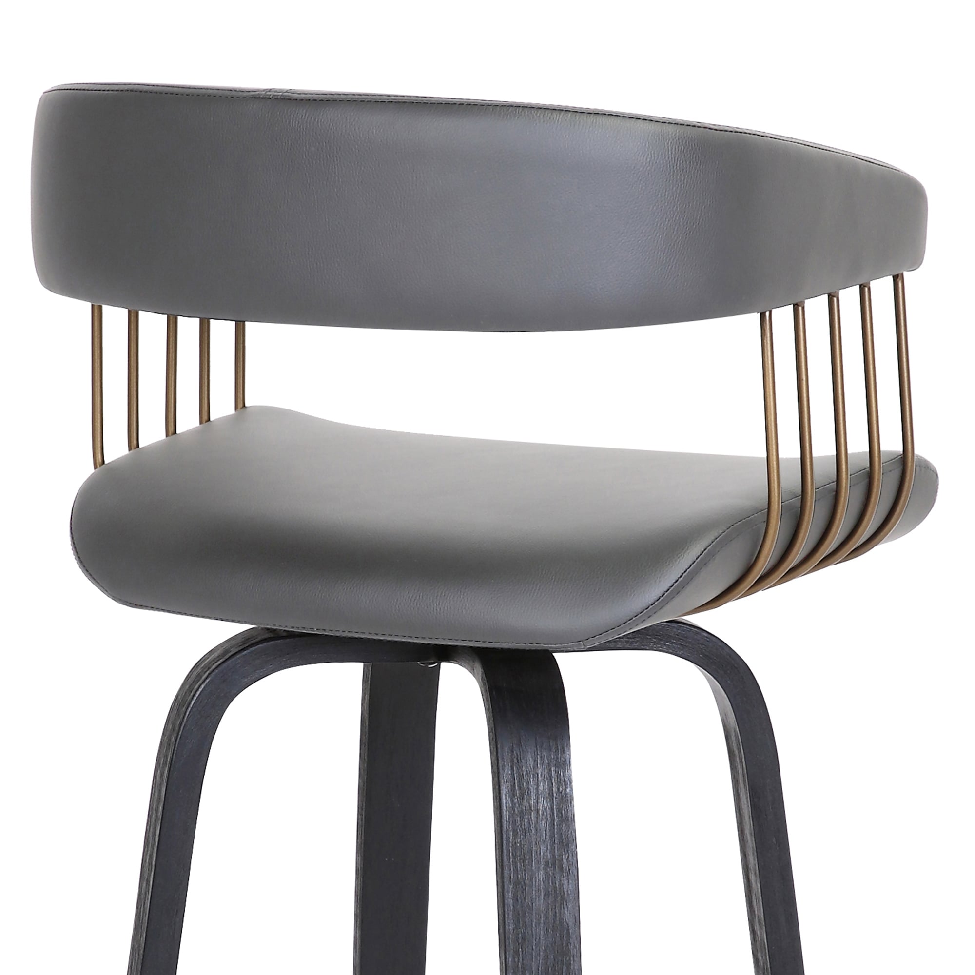 Armen Living Topanga Swivel Bar Stool