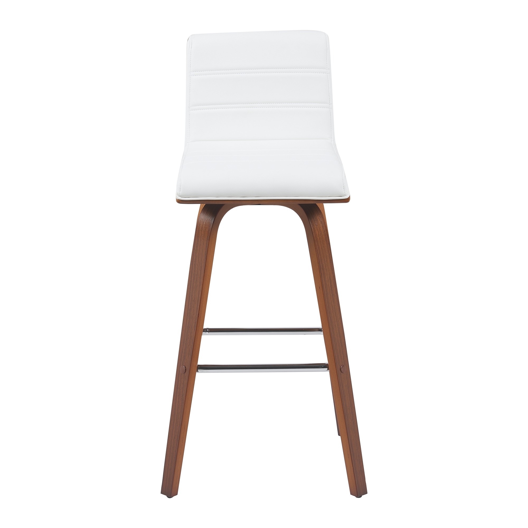 Armen Living Vienna Upholstered Swivel Barstool
