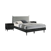 Contemporary Queen 3-Piece Wood Bedroom Set