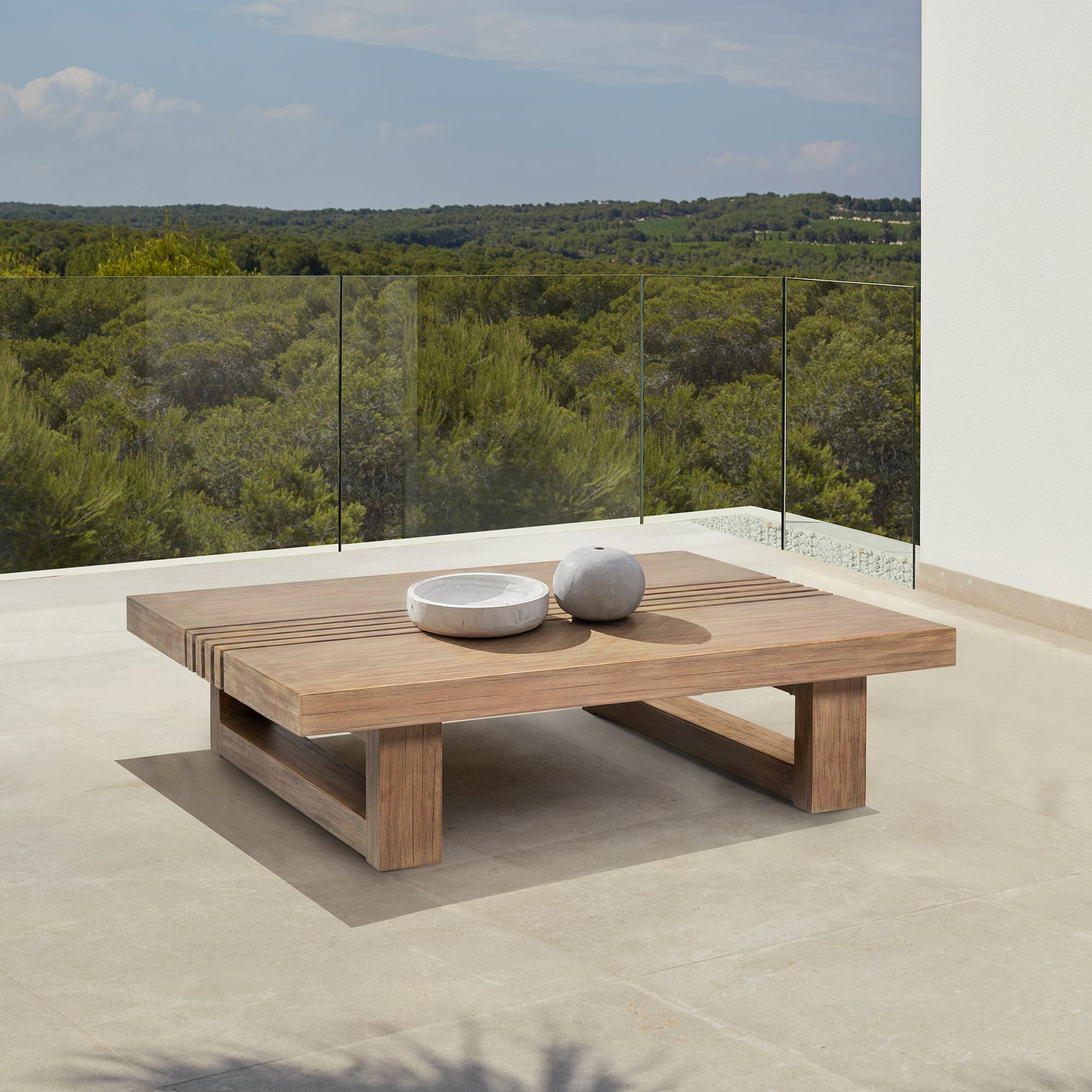 Armen Living Vivid Outdoor Coffee Table