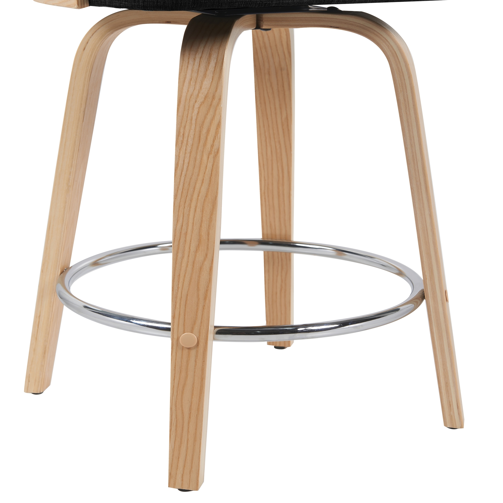 Armen Living Sonia Open-Back Swivel Counter Stool