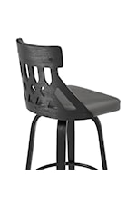 Armen Living Crux Contemporary 30" Swivel Bar Stool