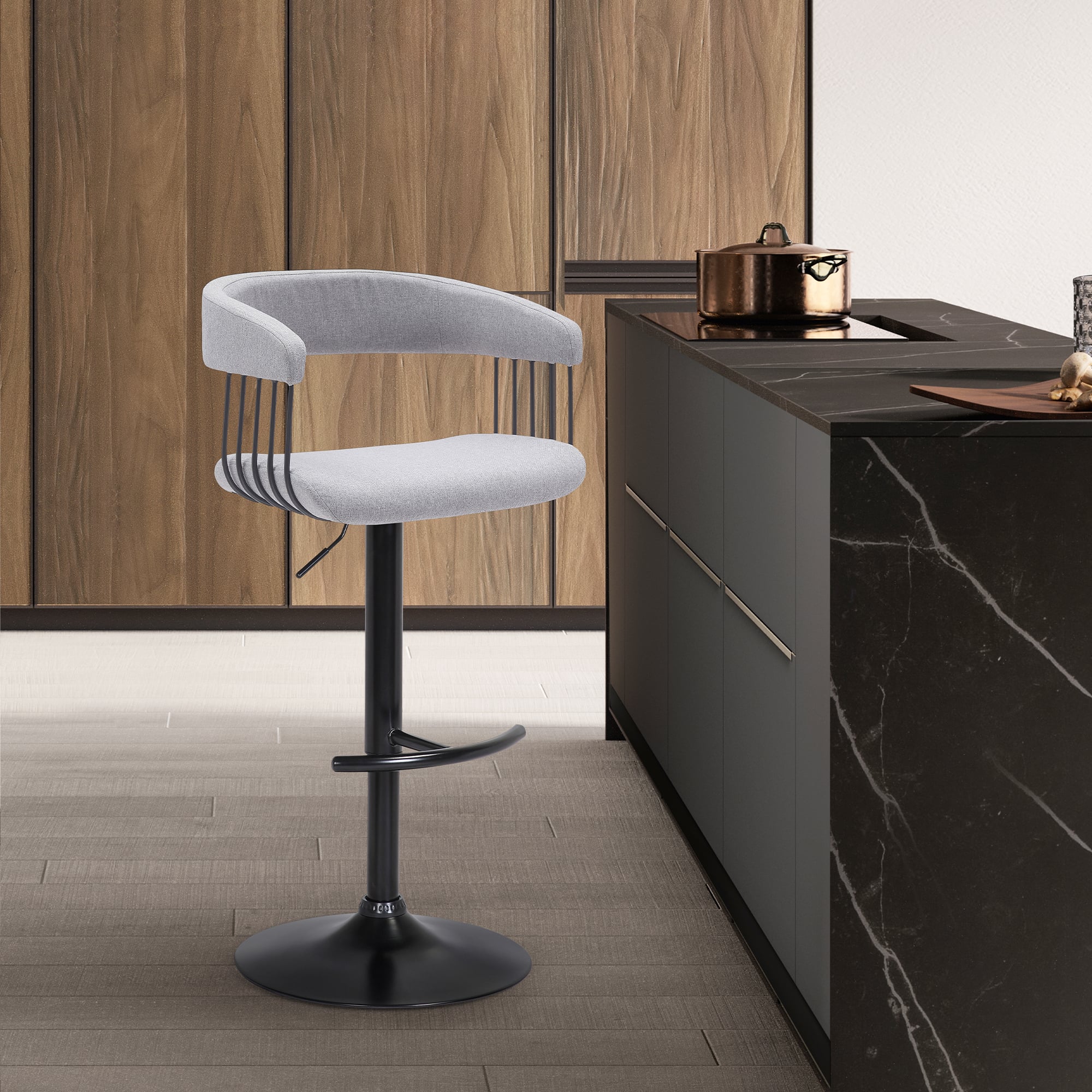 Armen Living Calista Adjustable Stool