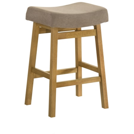Upholstered Backless Counter Stool
