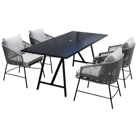 5-Piece Outdoor Dining Set
