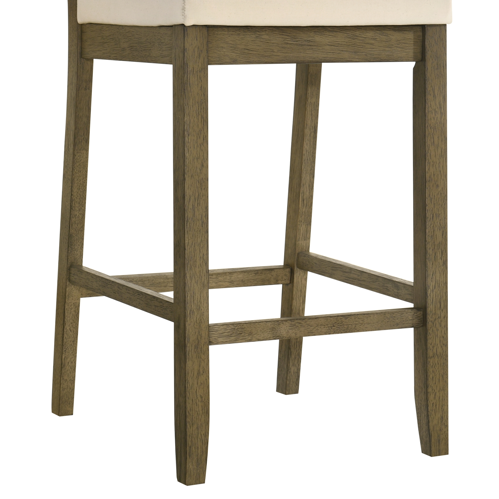 Armen Living Yaneli Upholstered Bar-Height Kitchen Stool