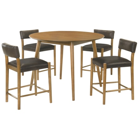 5-pc. Mid-Century Modern Pub Set