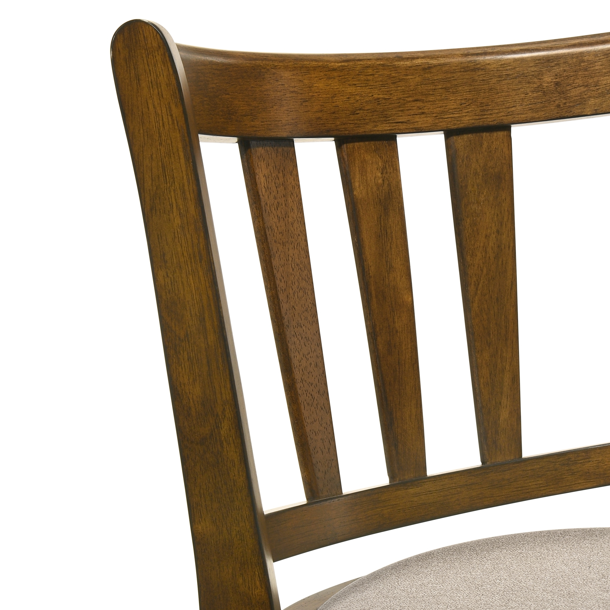 Armen Living Wren Slat-Back Swivel Counter Stool