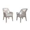 Armen Living Costa Set of 2 Outdoor Arm Chairs