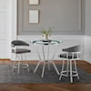 Armen Living Naomi & Valerie 3 PC Dining Set