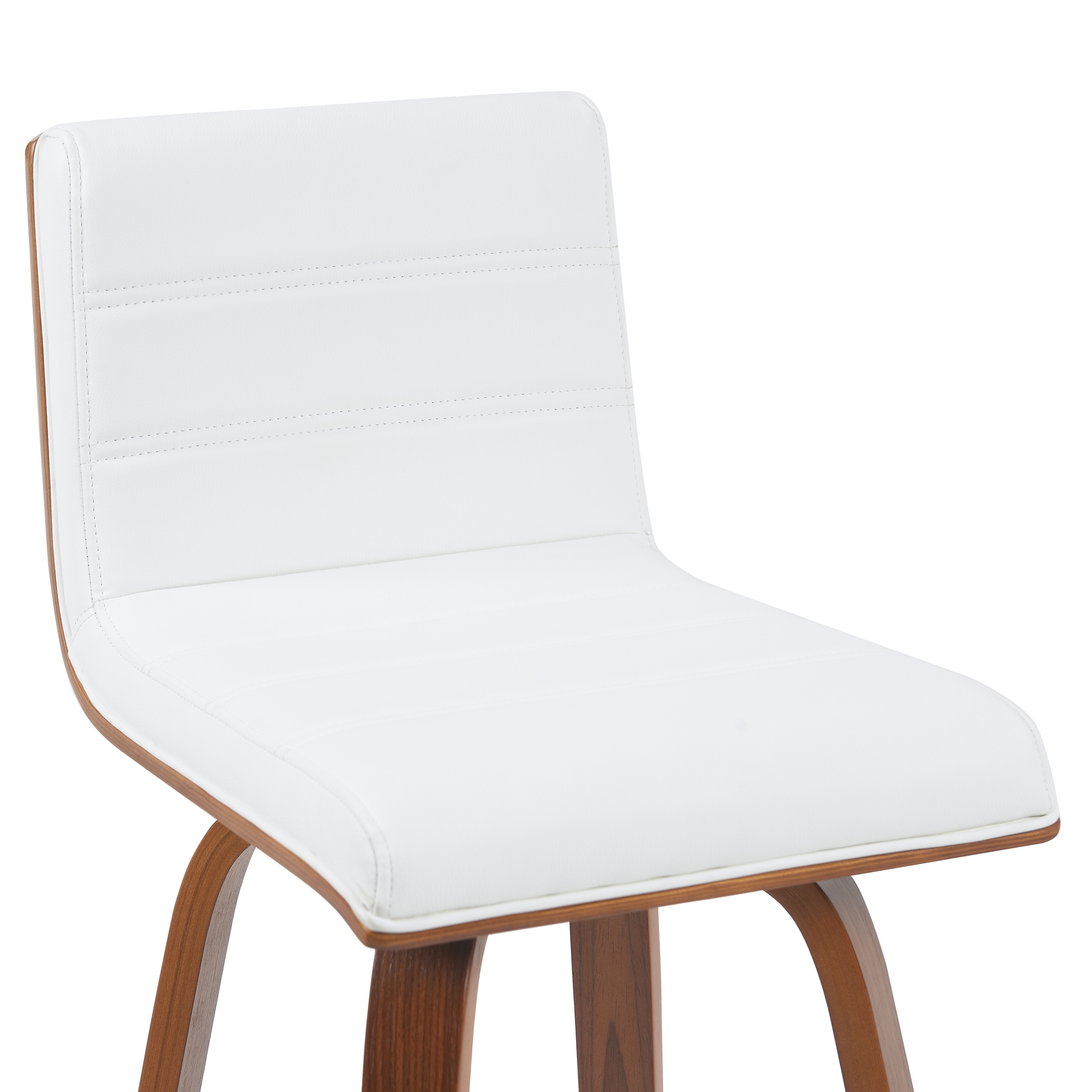Armen Living Vienna Upholstered Swivel Barstool